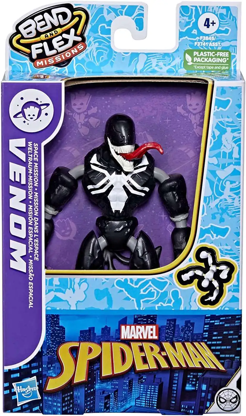 Hasbro Marvel Spiderman Bend & Flex Venom Action Figure 
