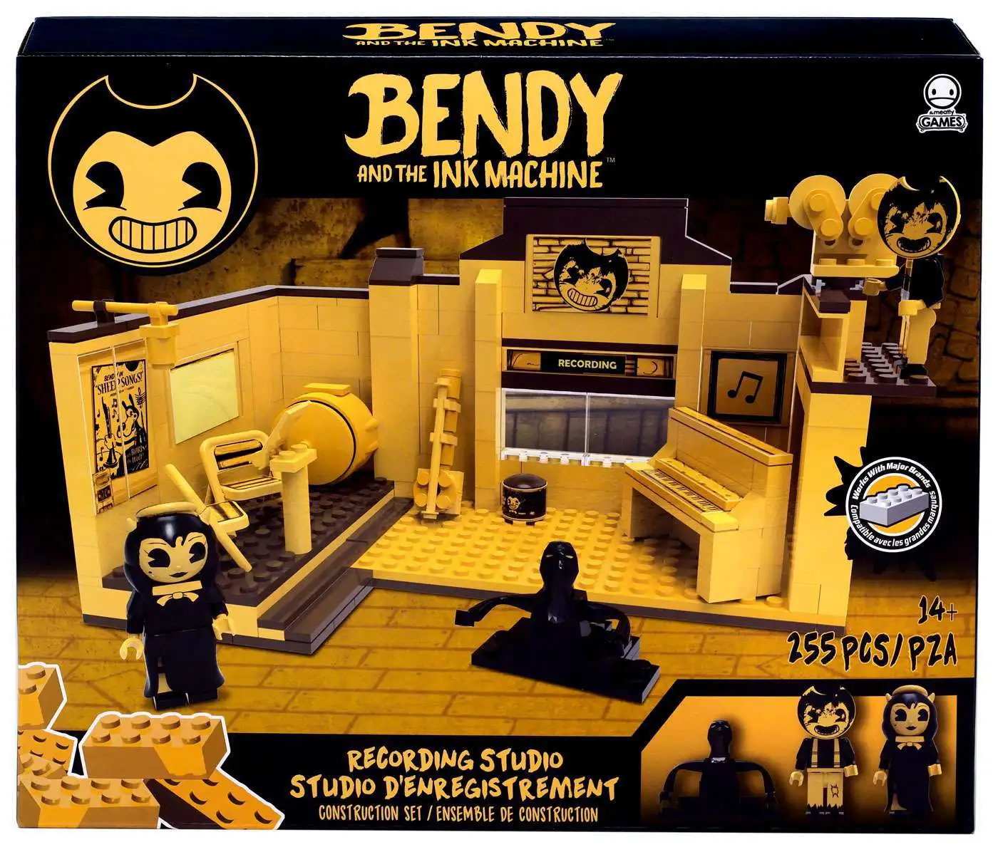 Bendy and the Ink Machine C3 Construction Recording Studio Buildable Scene Set PhatMojo ToyWiz