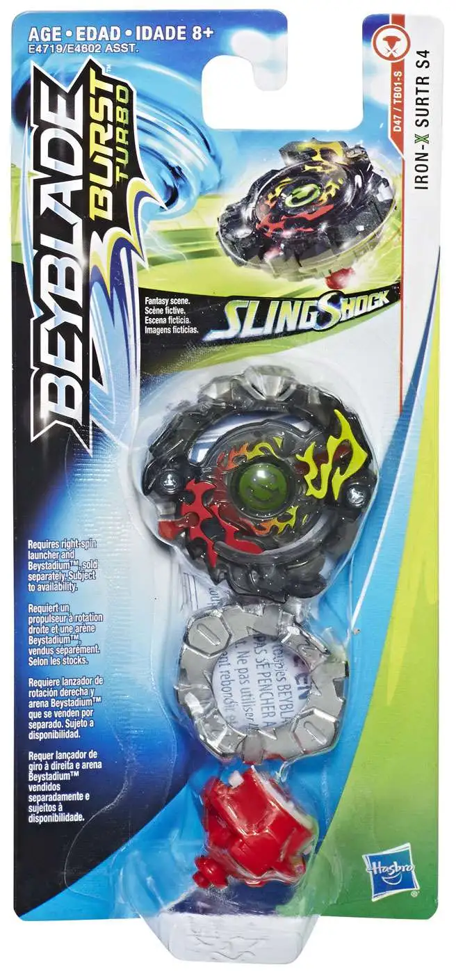 Beyblade Burst Slingshock Iron Surtr S4 Single Top