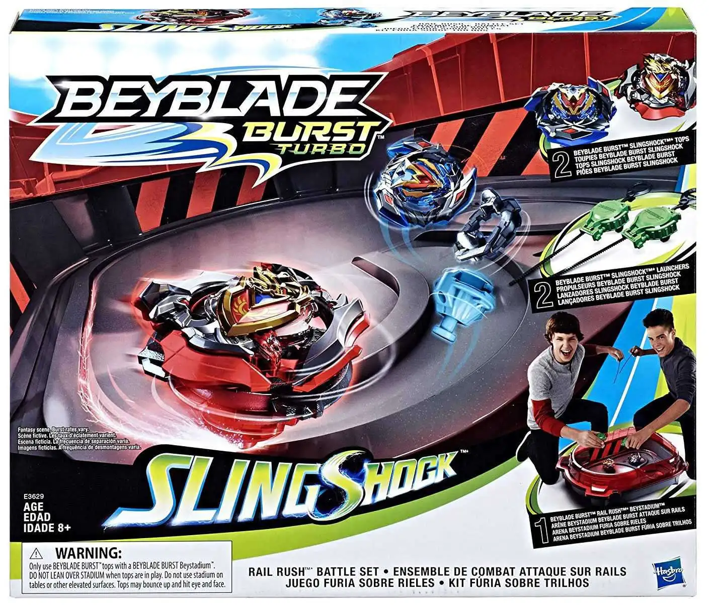 BEYBLADE Burst Turbo Slingshock TURBO ACHILLES A4 Action Toy StarterPack NEW 