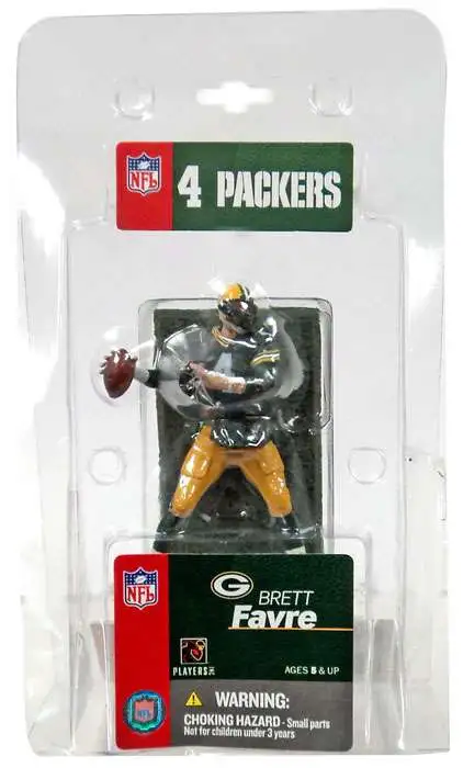 McFarlane Toys NFL Green Bay Packers Sports Football 3 Inch Mini Brett Favre Mini Figure [Green Jersey]