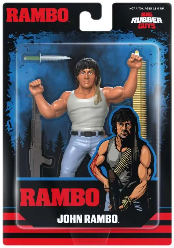 Big Rubber Guys John Rambo Action Figure (Pre-Order ships April)
