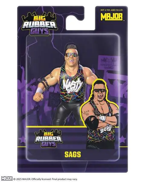 Big Rubber Guys WWE Wrestling Sags Action Figure [Nasty Boys] (Pre-Order ships June)