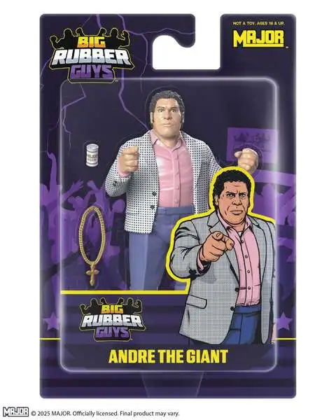Big Rubber Guys WWE Wrestling Andre the Giant Action Figure [Suited] (Pre-Order ships June)