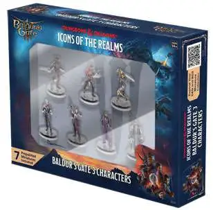Dungeons & Dragons Icons of the Realms Baldur's Gate 3 Characters Boxed Set [7 Miniatures]
