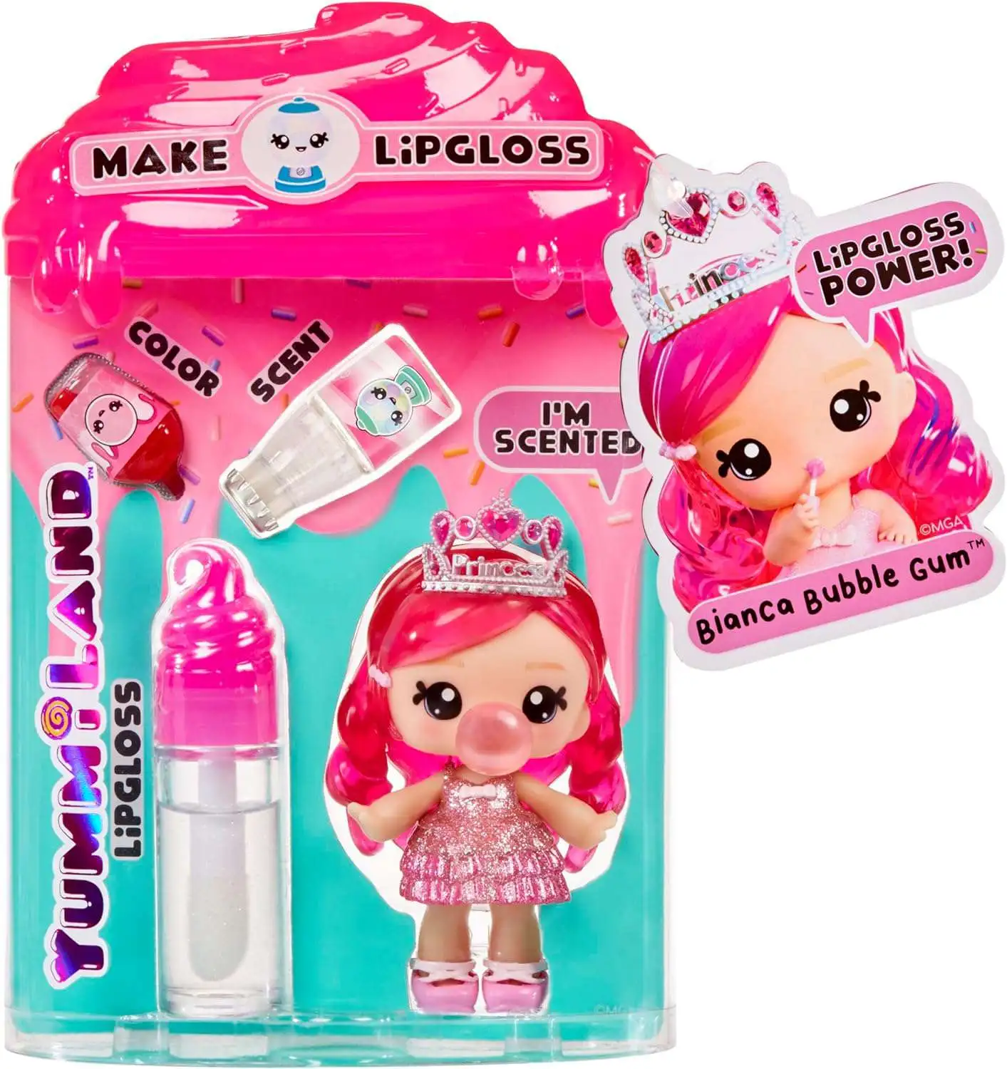 Yummiland Make Lipgloss Bianca Bubblegum Doll Scented MGA Entertainment ...