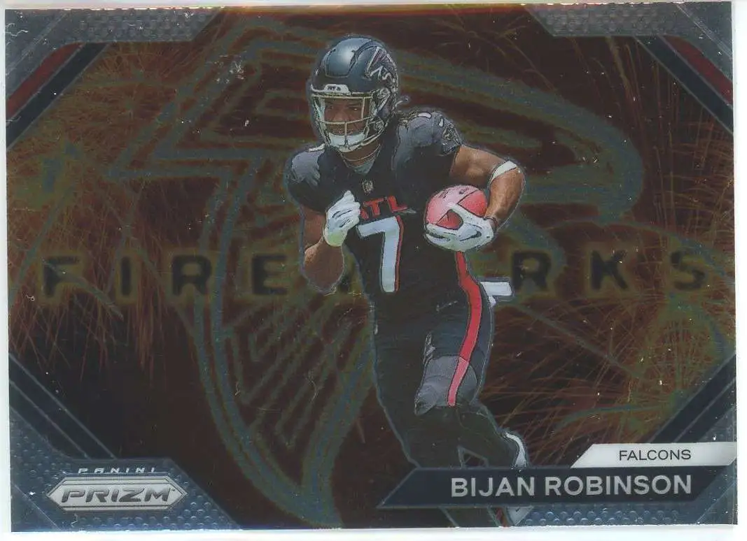 NFL 2023 Panini Prizm Fireworks Bijan Robinson F-24 [Rookie]