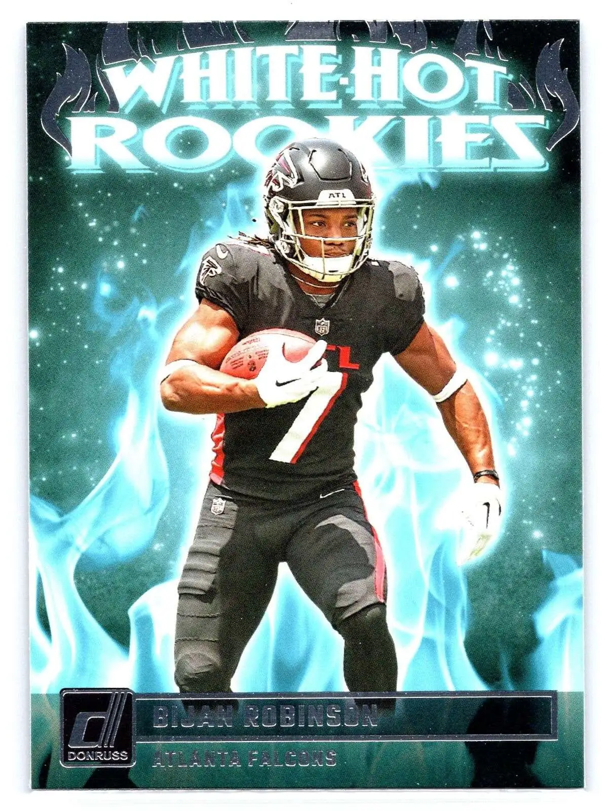 NFL 2023 Panini Donruss Football White-Hot Rookies Bijan Robinson WHR-2 [Rookie]