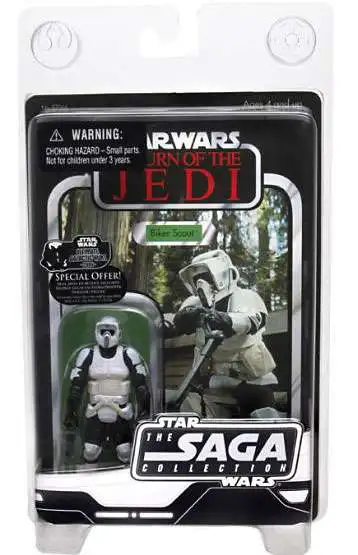 Star Wars Return of the Jedi 2006 Vintage Saga Collection Biker Scout Action Figure