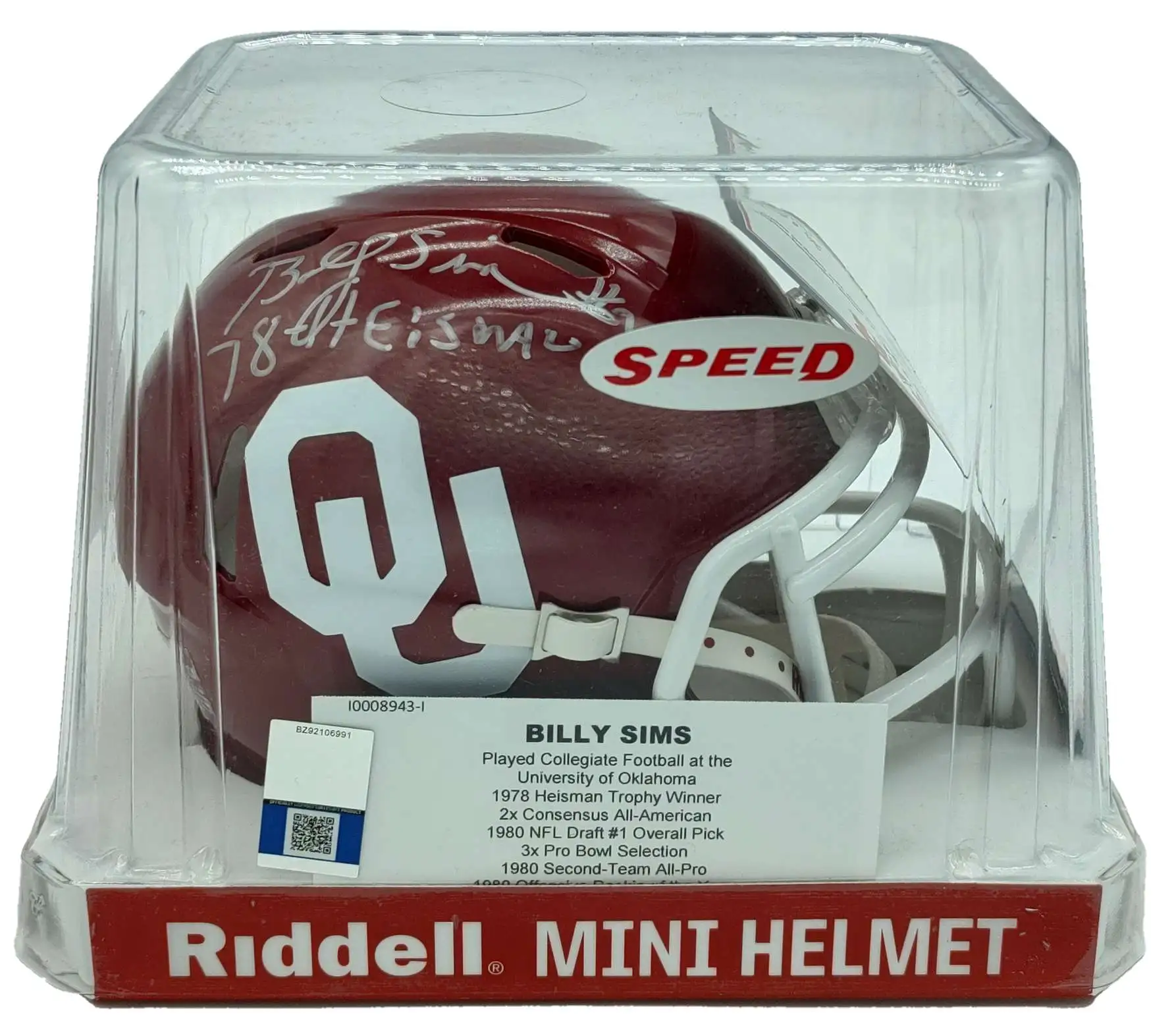 TriStar Hidden Treasures Autographed Mini Helmets Football Hobby Box