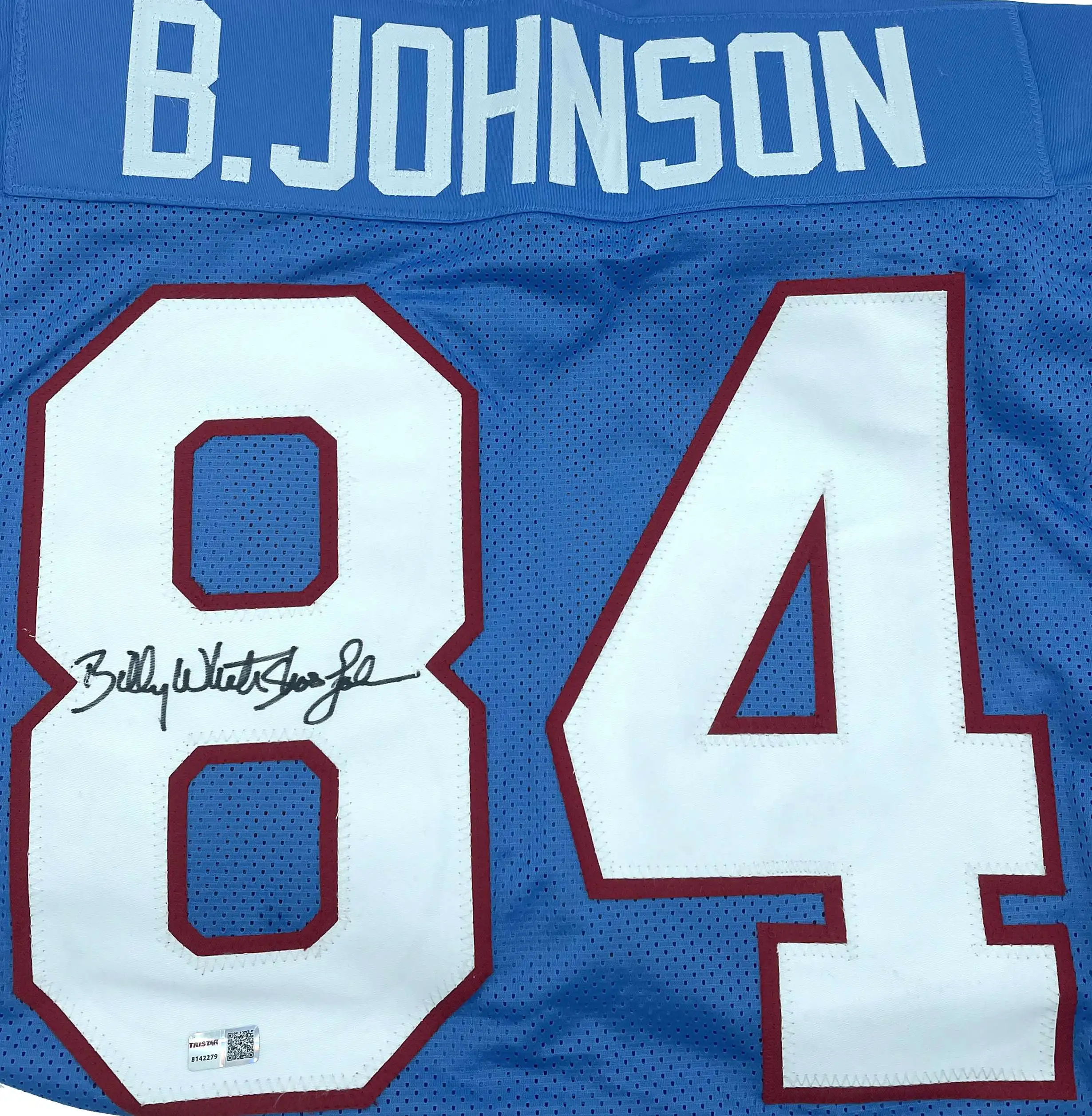 NFL Hidden Treasures Game Day Greats Billy White Shoes Johnson Autographed  Jersey Tristar - ToyWiz