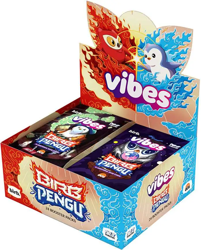 Pudgy Penguins Trading Card Game Vibes Birb & Pengu Booster Box [24 Packs] (Pre-Order ships June)