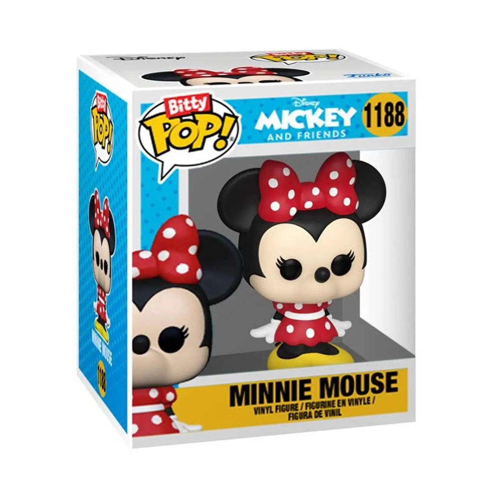 Funko Disney Bitty POP! Minnie Mouse 1-Inch Micro Figure #1188 [Red Dress Loose]