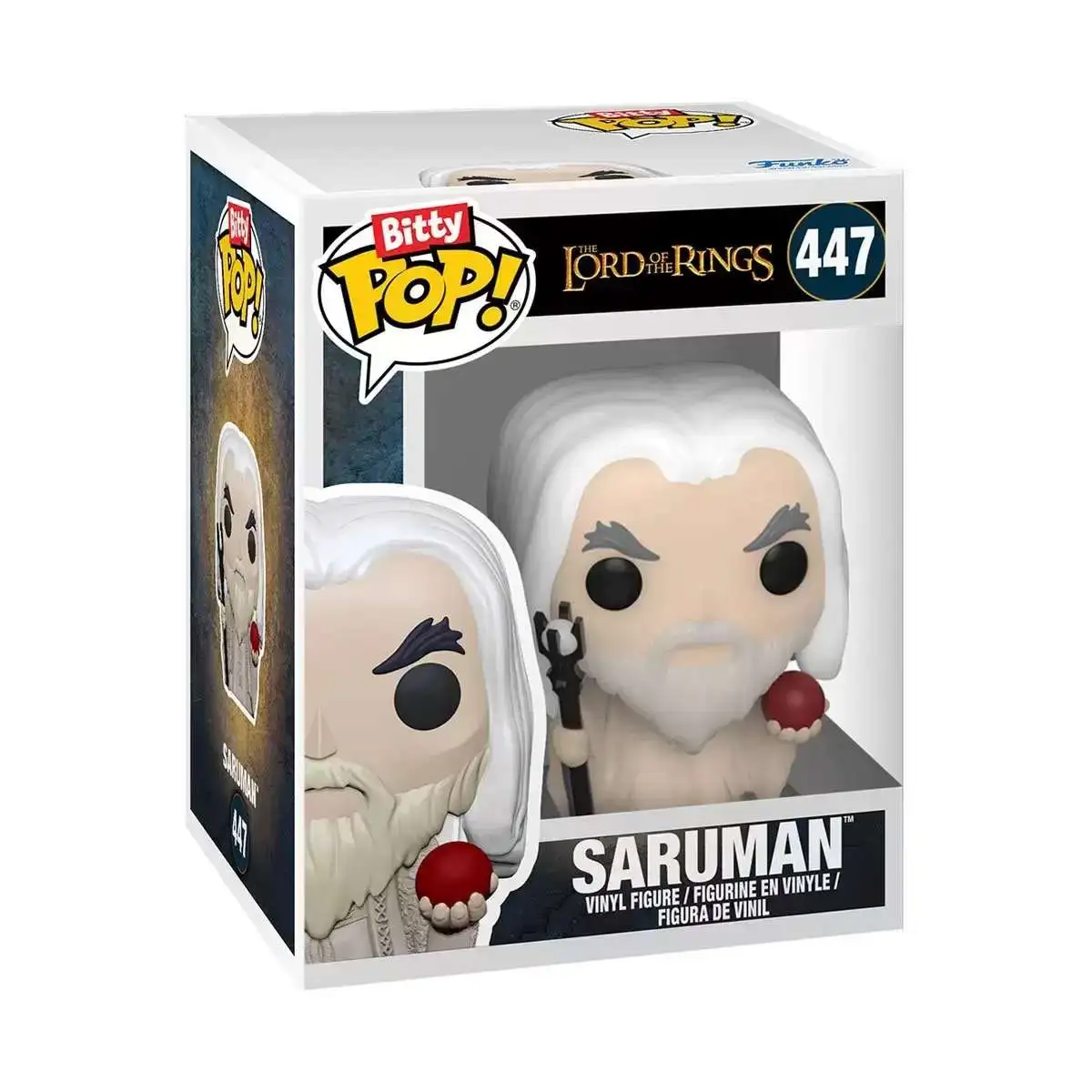 Funko The Lord of the Rings Bitty POP! Saruman 1-Inch 1/6 Micro Figure #447 [Loose]