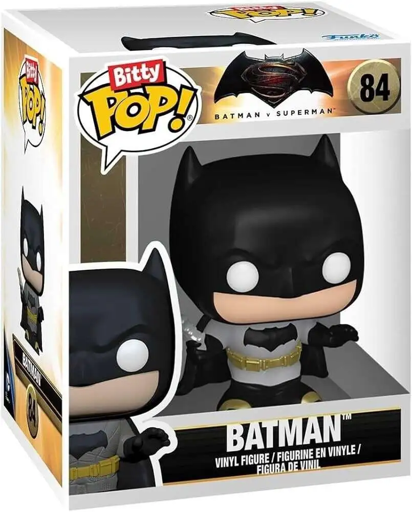 Funko DC Bitty POP! Batman 1-Inch 1/3 Micro Figure #84 [Batman V Superman Loose]
