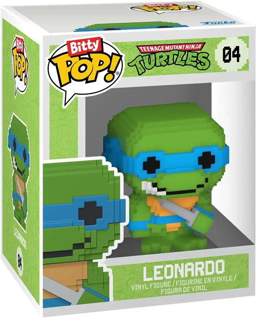 LEONARDO #04 (8-BIT) (TMNT) (TEENAGE MUTANT NINJA TURTLES) FUNKO POP