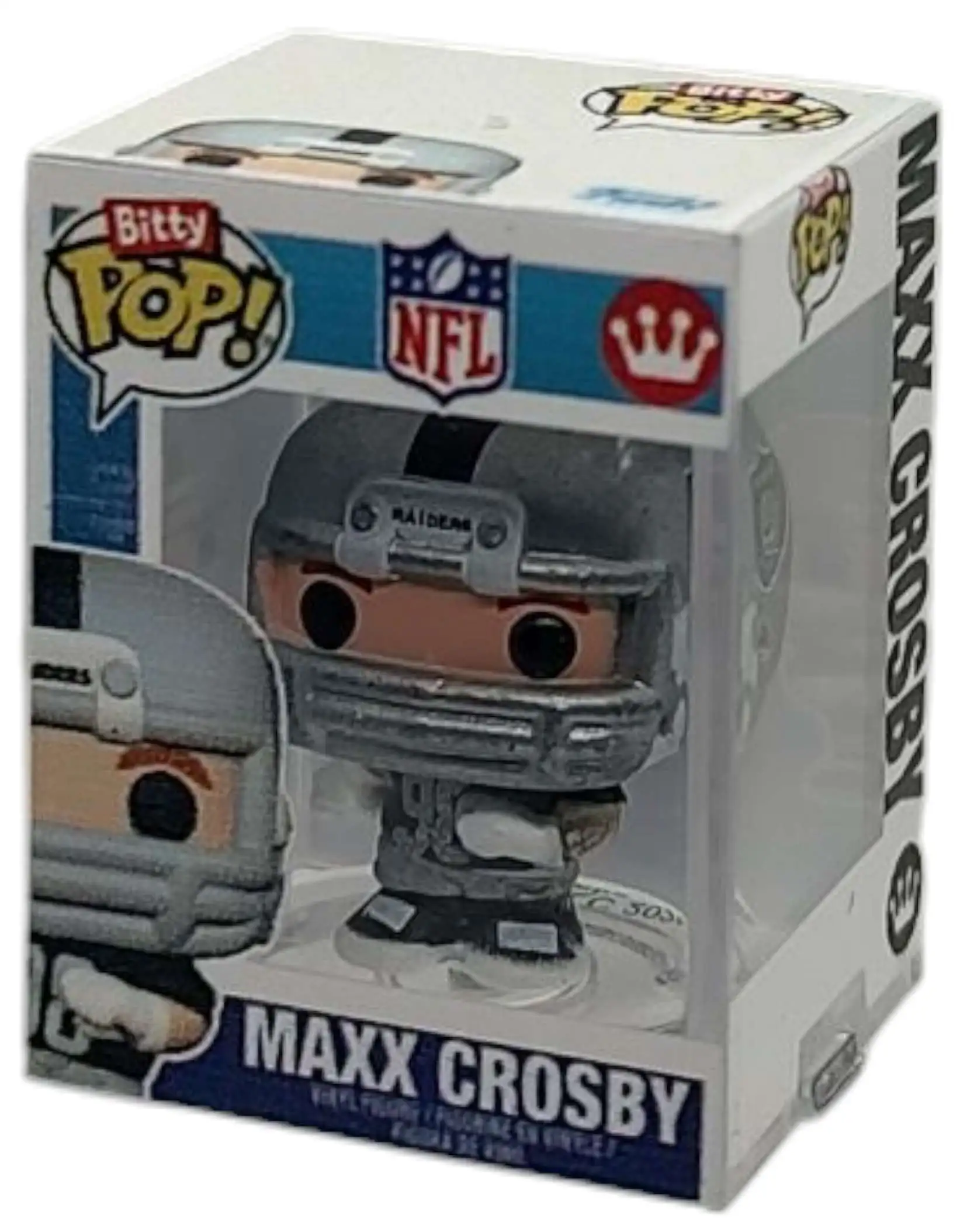 Funko NFL Bitty POP Maxx Crosby Micro Figure Loose - ToyWiz