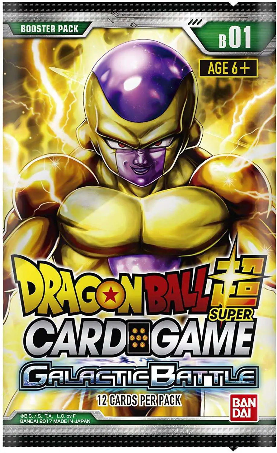 Dragon Ball Super Galatic Battle 6 Booster Pack Lot 1/4 Booster Box Series 1 