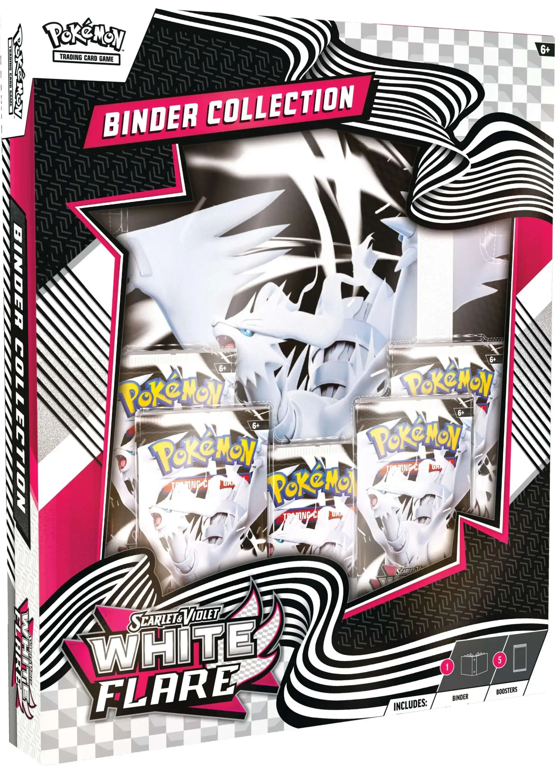 Pokemon Scarlet & Violet White Flare Binder Collection [5 Booster Packs]