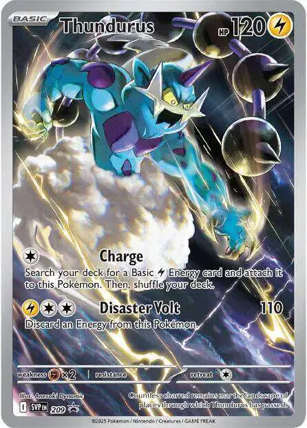 Pokemon Scarlet & Violet Black Bolt Thundurus SVP209