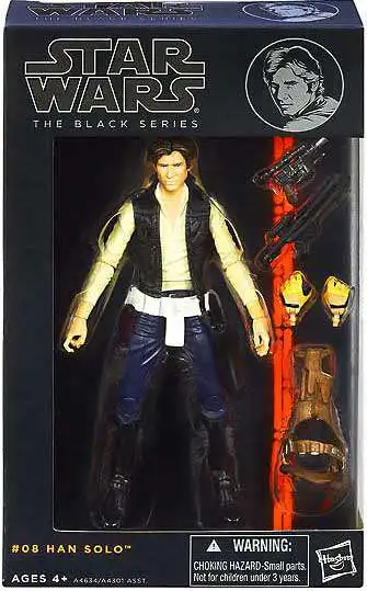 Star Wars A New Hope Black Series Wave 2 Han Solo Action Figure #08