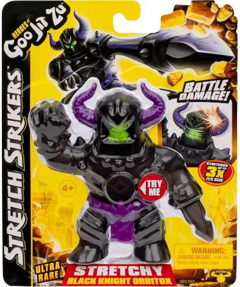 Heroes of Goo Jit Zu Stretch Strikers Black Knight Orbitox Action