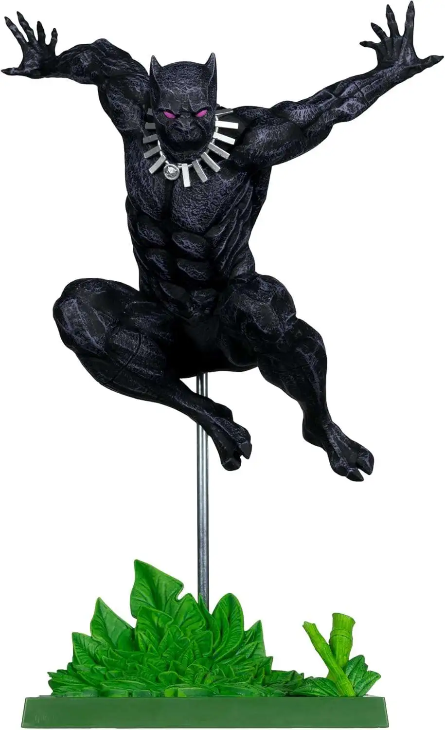 McFarlane Toys Marvel Black Panther Posed Figure with Scene & Comic