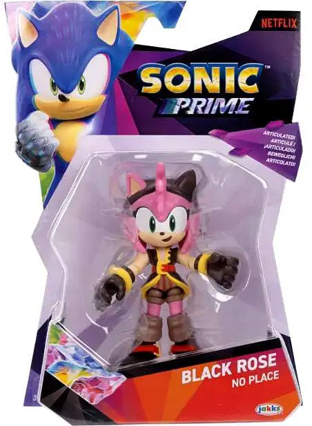 Sonic The Hedgehog Prime Series 3 Black Rose Action Figure [No Place, Damaged Package]