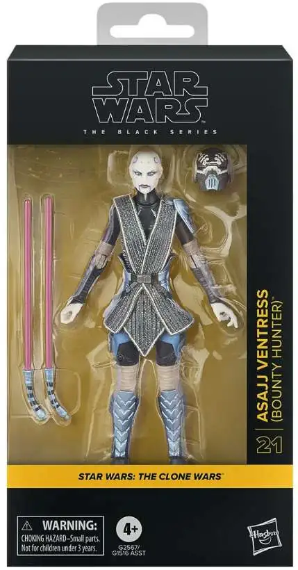 Star Wars The Clone Wars Black Series Asajj Ventress Action Figure