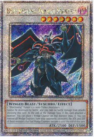 YuGiOh Trading Card Game 25th Anniversary Quarter Century Secret Rare Blackwing Armor Master TN23-EN015