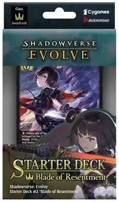 Shadowverse: Evolve Trading Card Game Blade of Resentment Starter Deck #02