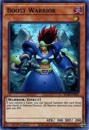 YuGiOh Battles of Legend Armageddon Ultra Rare Boost Warrior BLAR-EN063