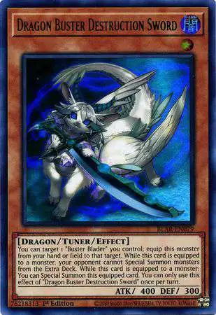 YuGiOh Battles of Legend Armageddon Ultra Rare Dragon Buster Destruction Sword BLAR-EN079