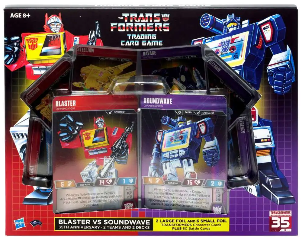 Transformers Blaster vs. Soundwave Trading Card Game [Version 2]