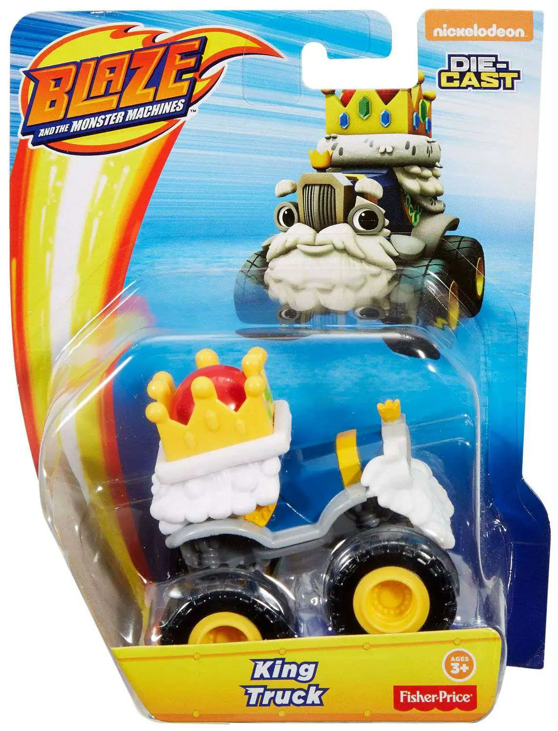 Fisher Price Blaze the Monster Machines Nickelodeon King Truck Diecast Car Loose ToyWiz