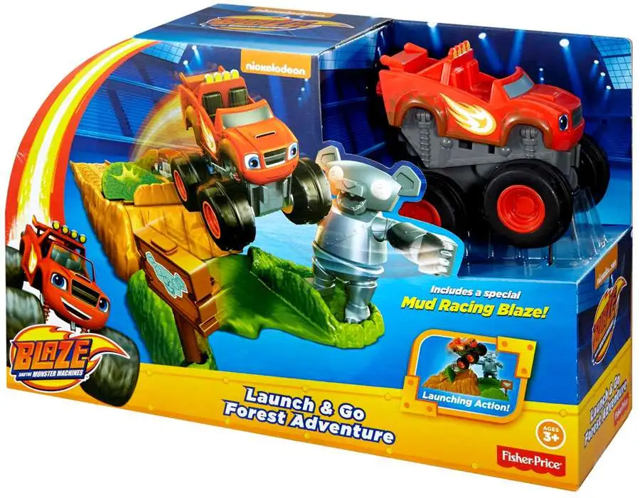Fisher Price Blaze the Monster Machines Launch Go Forest Adventure Playset  - ToyWiz
