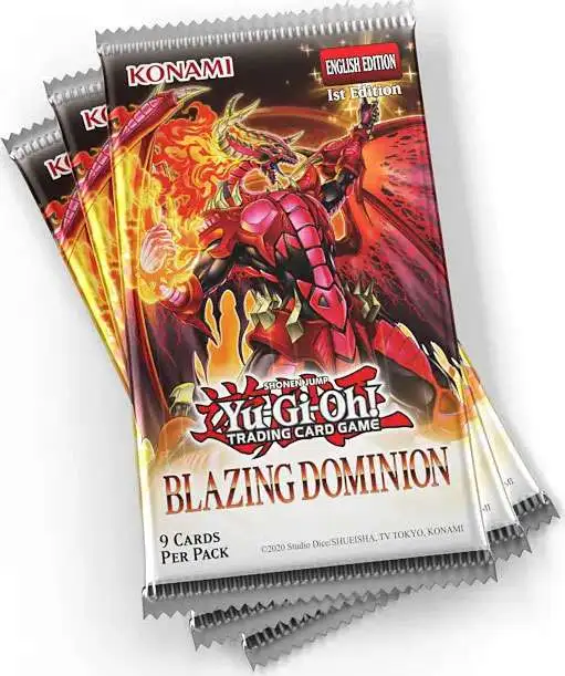 YuGiOh Blazing Dominion CORE Booster Box 24 Packs Konami - ToyWiz