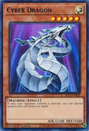 YuGiOh Trading Card Game Battles of Legend: Chapter 1 Ultra Rare Cyber Dragon BLC1-EN020 [Silver Name Version]