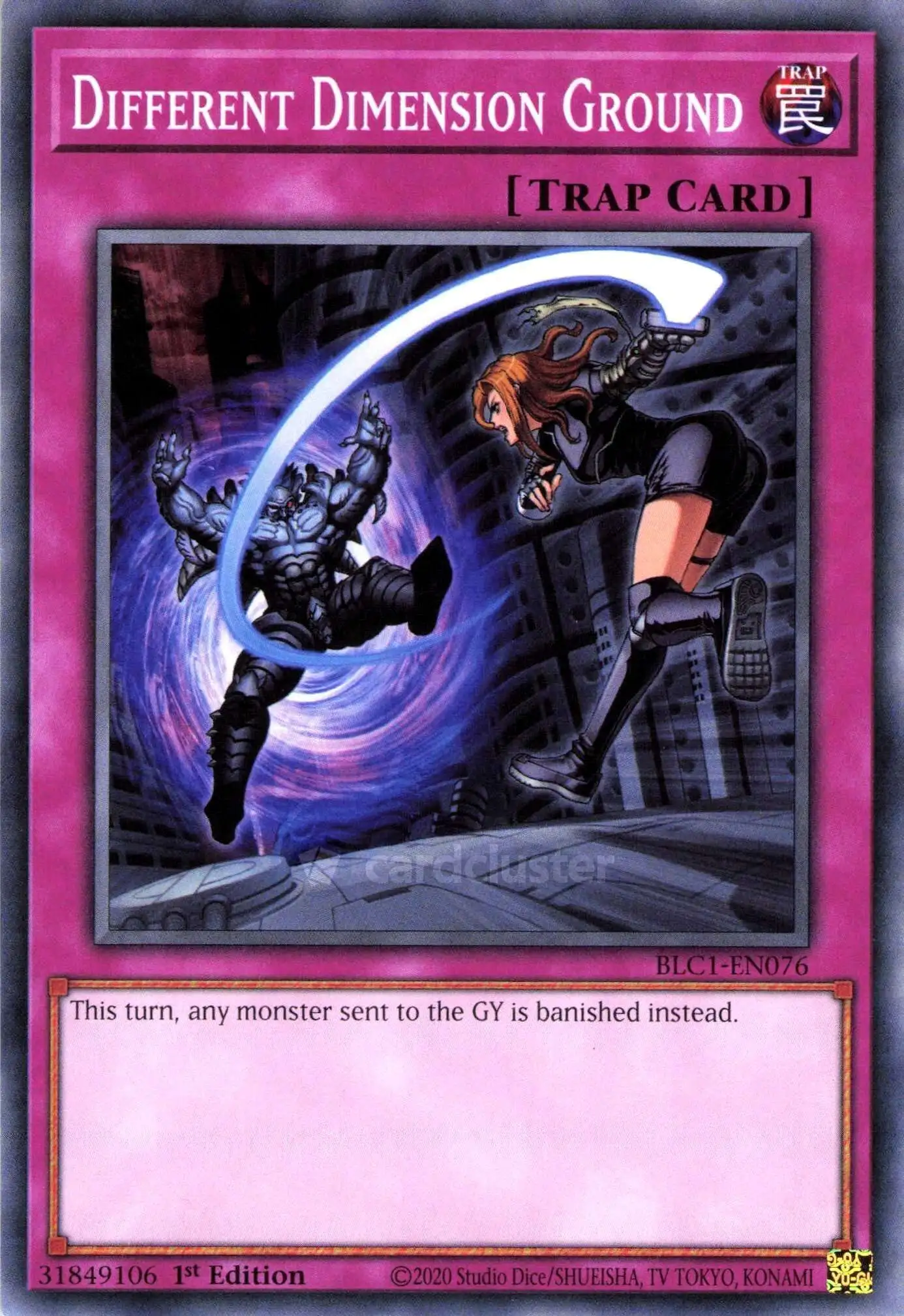 YuGiOh Trading Card Game Battles of Legend: Chapter 1 Common Different Dimension Ground BLC1-EN076