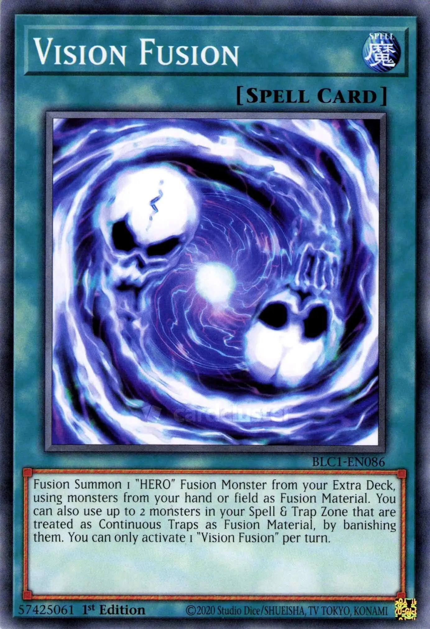 YuGiOh Trading Card Game Battles of Legend: Chapter 1 Common Vision Fusion  BLC1-EN086