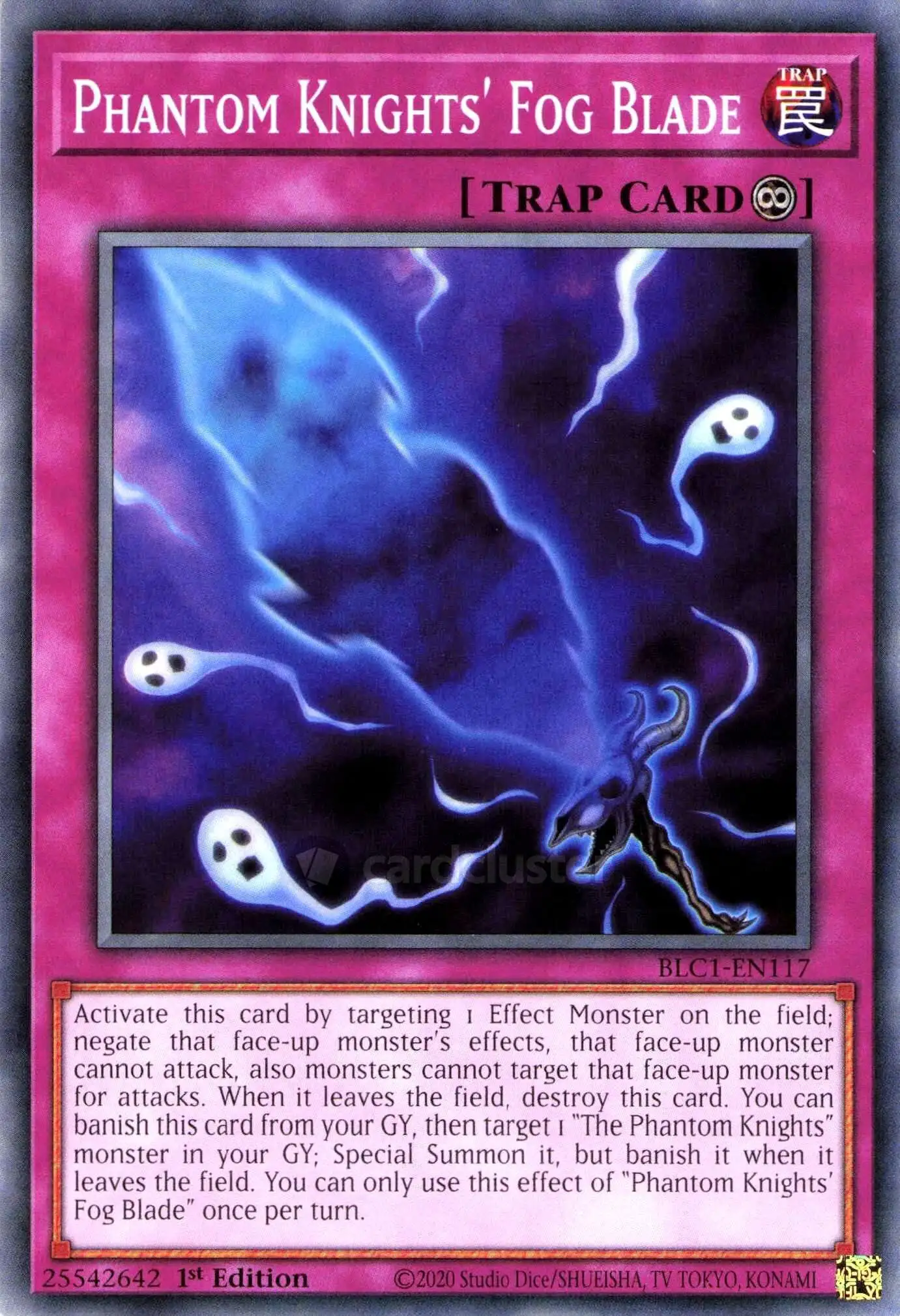 YuGiOh Trading Card Game Battles of Legend: Chapter 1 Common Phantom Knights' Fog Blade BLC1-EN117