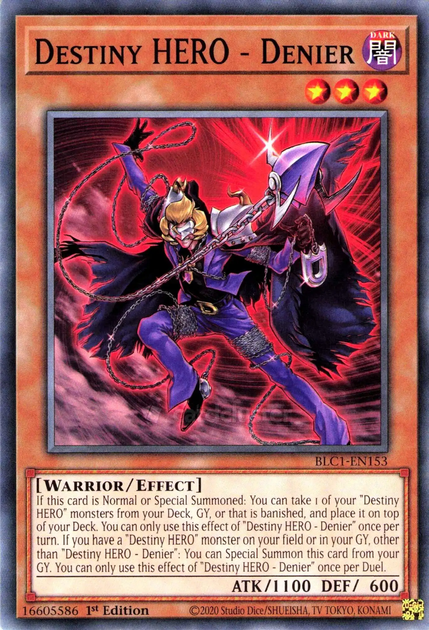 YuGiOh Trading Card Game Battles of Legend Chapter 1 Single Card Common ...