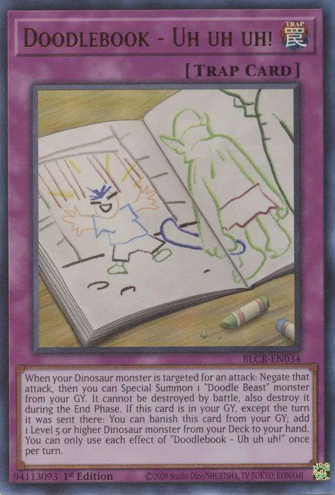 yugioh doodle beast cards Yugioh! 3x Doodle Beast - Tyranno BLCR-EN033 Secret Rare 1st Ed NM