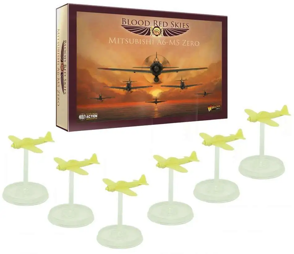 SHIPPING NOW JAPANESE A6-M5 "ZERO-SEN" WARLORD GAMES WW2 BLOOD RED SKIES 