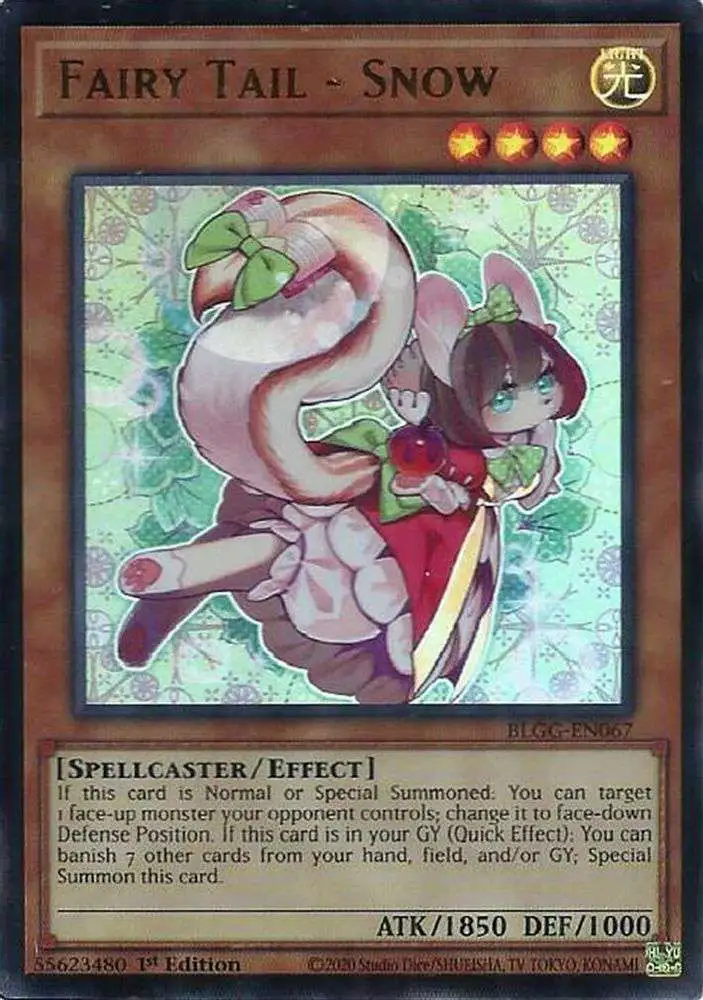 yugioh fairy tail cards YuGiOh Trading Card Game Battles of Legend: Glorious Gallery Ultra Rare Fairy Tail