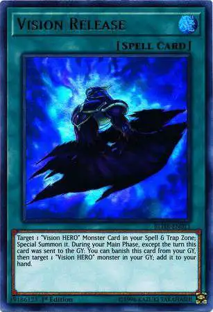 YuGiOh Battles of Legend: Hero's Revenge Ultra Rare Vision Release BLHR-EN011