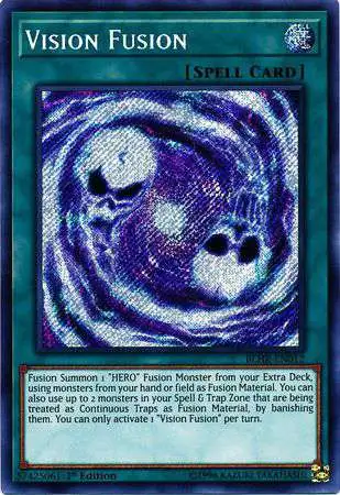 YuGiOh Battles of Legend: Hero's Revenge Secret Rare Vision Fusion BLHR-EN012
