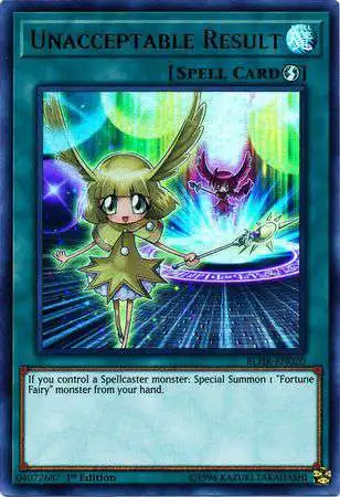 YuGiOh Battles of Legend: Hero's Revenge Ultra Rare Unacceptable Result BLHR-EN020