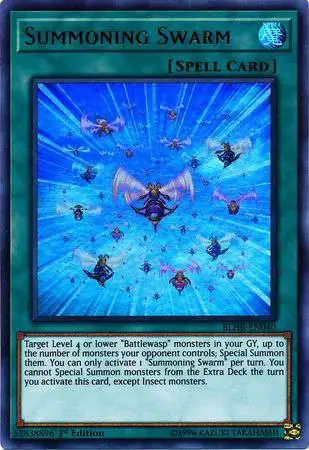 YuGiOh Battles of Legend: Hero's Revenge Ultra Rare Summoning Swarm BLHR-EN040