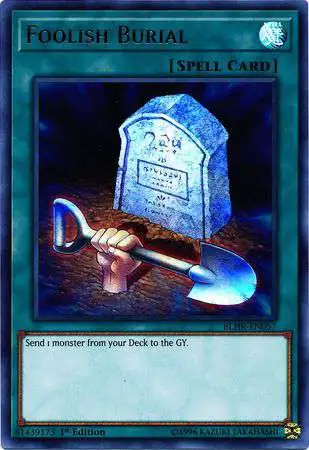 YuGiOh Battles of Legend: Hero's Revenge Ultra Rare Foolish Burial BLHR-EN057